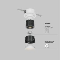 Встраиваемый светильник Technical DL057-7W4K-W — фото 6, Точечные светильники