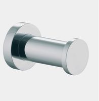 Крючок, Fima Carlo Frattini, Accessori, одинарный, ширина, мм-40, глубина, мм-60, высота, мм-40, тип установки-настенный, цвет-шампань брашированная арт-F6004/1HS — фото 1, Крючки для полотенец