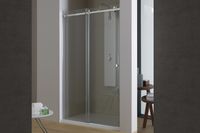 Товар: DORSA TV2D/S - 140 - CHROME PROFILE - TRANSPARENT 513960 - фото 1 DORSA TV2D/S - 140 - CHROME PROFILE - TRANSPARENT 513960 — фото 1, Душевые двери в нишу