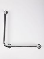 Поручень настенный Г-образный. 600*600 мм, R, арт-POR-0000007 — фото 9, Поручни для ванной