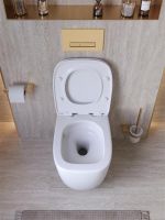 Унитаз подвесной безободковый с сиденьем CEZARES COMFORT арт-CZR-380-TH-TOR/SC — фото 2, Подвесные унитазы