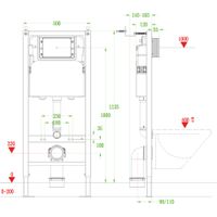 Товар: Инсталляция для унитаза VECONI FRAME600, 500x165x1125 VF600 - фото 2 Инсталляция для унитаза VECONI FRAME600, 500x165x1125 VF600 — фото 2, Инсталляции для унитазов