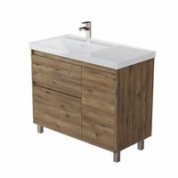 Товар: Тумба с раковиной Aquanet Nova Lite 2.0 100 L напольная цв. дуб рустикальный 00365910 - фото 2 Тумба с раковиной Aquanet Nova Lite 2.0 100 L напольная цв. дуб рустикальный 00365910 — фото 2, Тумбы с раковиной