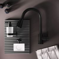 F85B07522 X-Joy S, смеситель для кухни с вытягивающимся изливом, черный — фото 3, Смесители для кухни