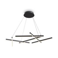 Подвесной светильник Maytoni MOD016PL-L80BK — фото 1, Подвесные светильники