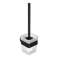 Ершик для унитаза SMOOTH LINE с держателем, черный арт-9762020 — фото 3, Ершики для унитаза