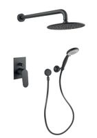 Душевая система Fiore KEVON BLACK MATT 81NN7557, черный — фото 1, Душевые системы