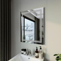 Зеркало Бриклаер Эстель-2 60 с подсветкой LED, сенсор на зеркале арт-4627125414299 — фото 3, Зеркала в ванную комнату