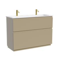 Тумба напольная SANCOS Folk Floor 1190х445х850, c двумя ящиками оснащенными доводчиками, Капучино, арт.FL120FCP — фото 10, Тумбы под раковину