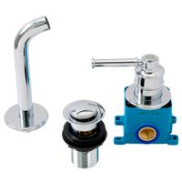 Товар: ERMITAGE MINI См-ль д/рак-ны моноком. скр.монт.на 2 отв., ручка латунь, дон.клап."click-clack", хром арт-31425 - фото 6 ERMITAGE MINI См-ль д/рак-ны моноком. скр.монт.на 2 отв., ручка латунь, дон.клап."click-clack", хром арт-31425 — фото 6, Смесители для раковины