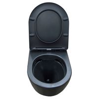 Сет AZARIO инсталляция + Унитаз подвесной Gloria с быстросъемным сиденьем микролифт, черный матовый арт-AZ-8010-1000+AZ-2003MB — фото 7, Комплекты унитаз + инсталляция