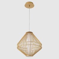 Светильник подвесной арт-CUADRA SP15W LED GOLD — фото 2, Подвесные светильники