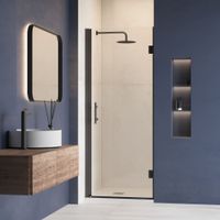 Товар: Душевая дверь RGW HO-011B 80x195, профиль черный, стекло прозрачное/8 мм, арт-350601108-14 - фото 3 Душевая дверь RGW HO-011B 80x195, профиль черный, стекло прозрачное/8 мм, арт-350601108-14 — фото 3, Распашные душевые двери