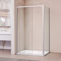 Душевой уголок RGW PA-177 (RGW PA-017 + Z-050-2) 1300x1100, профиль хром, стекло прозрачное, арт-350817731-11 — фото 2, Прямоугольные душевые уголки