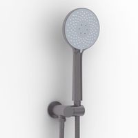 Душевой комплект BERGES NARDIS 3R, поворотный излив, оружейная сталь арт-071009 — фото 5, Встраиваемые душевые комплекты