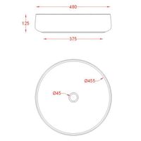 Раковина Artceram Cognac Quadro накладная без отверстий цвет белый матовый арт-COL002 05 34 — фото 2, Раковины накладные