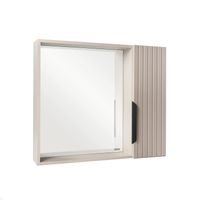 Зеркало со шкафом VIANT СИЦИЛИЯ 80 капучино арт-VSIC80CAP-ZSH — фото 6, Зеркальные шкафы в ванную