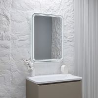 600x800 Зеркало с подсветкой, универсальный монтаж арт-AQM9107 — фото 3, Зеркала в ванную комнату