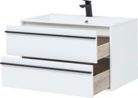 Товар: Тумба под раковину Aquanet Lino 90 белый матовый 00253904 - фото 10 Тумба под раковину Aquanet Lino 90 белый матовый 00253904 — фото 10, Тумбы под раковину