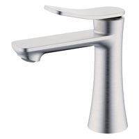 Cмеситель для раковины Azario Escaro керамический картридж, сатин арт-AZ-K1074BN — фото 2, Смесители для раковины