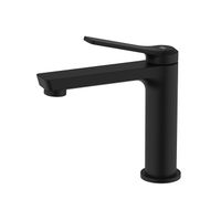 Смеситель для умывальника IDDIS Parker матовый черный арт-PARBL00i01 — фото 1, Смесители для раковины