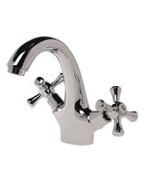 Orange Classic Pro M72-021cr смеситель для раковины двухвентильный, хром — фото 11, Смесители для раковины