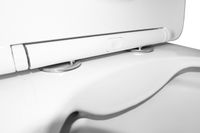 Унитаз-компакт Azario ANTEO ROUND 385х630х820 напольный, безободковый, быстросъемное сиденье микролифт арт-AZ-1219A — фото 9, Напольные унитазы