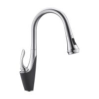 Смеситель для кухни Rose , черный/хром арт-R123H — фото 1, Смесители для кухни