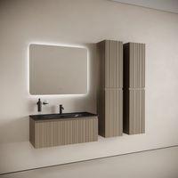 Товар: Тумба подвесная SANCOS Code 990х453х400, c одним ящиком оснащенным доводчиками, цвет серо- бежевый , арт. CD100GB - фото 11 Тумба подвесная SANCOS Code 990х453х400, c одним ящиком оснащенным доводчиками, цвет серо- бежевый , арт. CD100GB — фото 11, Тумбы под раковину