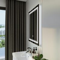 Зеркало Бриклаер Эстель-2 60 с подсветкой LED, сенсор на зеркале арт-4627125414299 — фото 6, Зеркала в ванную комнату