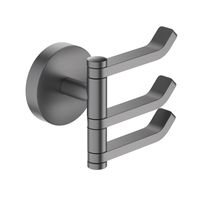 AQ4632BGM БЕТТА крючок тройной, оружейная сталь — фото 1, Крючки для полотенец