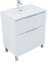 Товар: Тумба с раковиной Aquanet Алвита new 70 (Flash) напольная 2 ящ. цв. белый матовый 00345687 - фото 1 Тумба с раковиной Aquanet Алвита new 70 (Flash) напольная 2 ящ. цв. белый матовый 00345687 — фото 1, Тумбы с раковиной