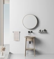 Товар: Консоль с керамической раковиной ABBER Bequem AC2130MK хаки матовый - фото 2 Консоль с керамической раковиной ABBER Bequem AC2130MK хаки матовый — фото 2, Консоли для раковины