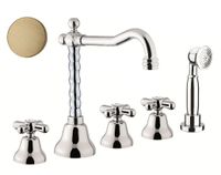 Смеситель на борт ванны Fiore MARGOT 26ZZ0607, бронза — фото 1, Смесители на борт ванны