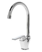 OneLife смеситель для кухни однорычажный полимерный, хром арт-P02-000cr — фото 11, Смесители для кухни