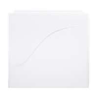 Экран для ванны боковой ALEX BAITLER 00-A0007422 670х615 мм белый — фото 2, Экраны для ванн