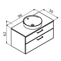 Товар: Тумба под раковину ORKA Salerno 100 подвесная, цвет Sardinia, ручки золото 3008781 - фото 12 Тумба под раковину ORKA Salerno 100 подвесная, цвет Sardinia, ручки золото 3008781 — фото 12, Тумбы под раковину