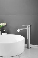 Смеситель для раковины высокий BELZ , сатин арт-B11812-1 — фото 2, Смесители для раковины