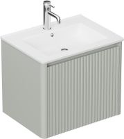 Тумба под раковину Allen Brau Gravity 60 1.370016.PWM папирус матовый — фото 3, Тумбы под раковину