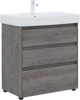 Товар: Тумба под раковину Aquanet Nova Lite 75 дуб рошелье (3 ящика) арт-00302473 - фото 11 Тумба под раковину Aquanet Nova Lite 75 дуб рошелье (3 ящика) арт-00302473 — фото 11, Тумбы под раковину