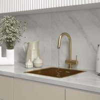 Товар: Кухонная мойка Reflexion Iseo RX2250GD брашированное золото - фото 118 Кухонная мойка Reflexion Iseo RX2250GD брашированное золото — фото 118, Кухонные мойки