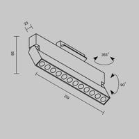 Трековый светильник Technical арт-TR224-1-12WCCT-M-W — фото 6, Трековые светильники
