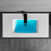 Умывальник CeramaLux YJ803-90 — фото 2, Раковины встраиваемые сверху