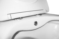 Унитаз подвесной c функцией биде Azario Allegro 360х490х360 безободковый, встроенный смеситель, крышка с сиденьем микролифт арт-AZ-3105B — фото 7, Подвесные унитазы