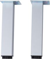 Ножки для мебели Aquanet 200 мм, 2 шт. хром матовый 00337477 — фото 1, Комплектующие для мебели в ванной