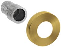 Эксцентрик с отражателем Отражатель Сунержа TUBE d 50 с эксцентриком (G 1/2" НР х G 3/4" НР) Состаренная латунь 051-1507-0000 — фото 2, Комплектующие для полотенцесушителей