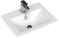 Тумба под раковину Aquanet Практика 50 белый глянец 00347914 — фото 12, Тумбы под раковину