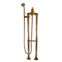 Смеситель Labe для ванной с душевым комплектом, лейка метал., держатель неподвижный, L450.5/2SM — фото 1, Смеситель для ванны