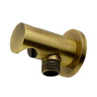 RICAMBI Держатель для лейки cо штуцером, 1/2", бронза 30895 — фото 2, Держатели для душа