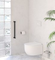 Поручень прямой Поручень Сунержа прямой d 28 мм / L 500 Тёмный титан муар арт-15-3012-0500 — фото 1, Поручни для ванной